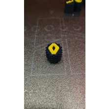 TriVox3D Renault Logolu Sibop Kapağı 100 Adet (Renk Seçimi Vardır)