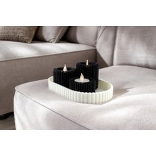 Bumerang3D Modern Dekoratif Mumluk 3'lü Set