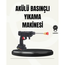 Maarketim TEK BATARYALI 48V Şarjlı Basınçlı Yıkama Makinesi