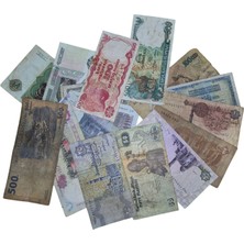  karışık Yabancı Kağıt Lotu Eski Tarihli