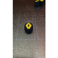 TriVox3D Renault Logolu Sibop Kapağı 4 Adet (Renk Seçimi Vardır)