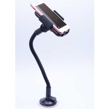 Elsah Araç Telefon Tutucu Uzun Gövdeli Sıkıştırmalı Vantuzlu Tutucu