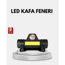 Kaia Profesyonel Şarjlı LED Kafa Lambası – Uzun Mesafe + Ortam Aydınlatması