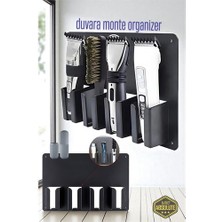 Fantastik Store Hsnet Berber Kuaför Tıraş Makinesi Organizeri - Tıraş Makine Fırça Tutucu