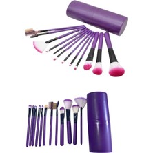 Fantastik Store 12 Parça Profesyonel Makyaj Fırçası Far Fırçası Allık Fırçası Yumuşak Kıllı