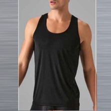 Çamaşır Kenti Erkek  Siyah Sportive Atlet 2313