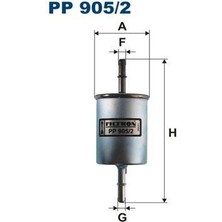 Filtron Fıltron PP905.2 - Yakıt Filtresi Chevrolet Leganza 2.0i 16V 133HP 03/97-12/02