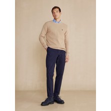 Brooks Brothers Normal Bel Düz Paça Standart Lacivert Erkek Pantolon BBSS25MPT001