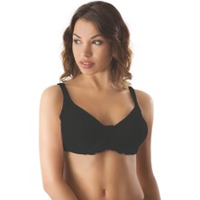 Çamaşır Kenti Siyah Mı Emay 164 B Balenli Dantelli Sütyen