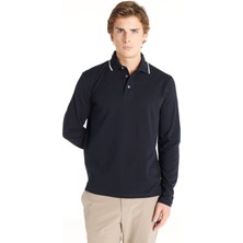Ted Baker Lacivert Erkek Standart Pike Polo T-Shirt TBMRTS1008