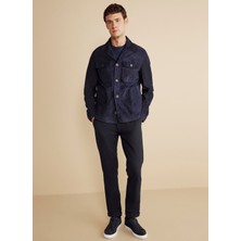 Brooks Brothers Normal Bel Düz Paça Standart Lacivert Erkek Pantolon BBFW25MPT014