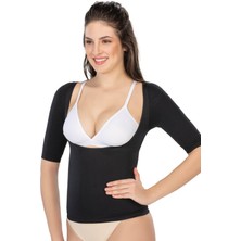 Çamaşır Kenti Siyah Mı Emay 5014 Göğsü Açık Yarım Kollu Korse