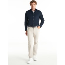 Ted Baker Normal Bel Straight Paça Regular Fit Kum Erkek Pantolon TBMRTR1036