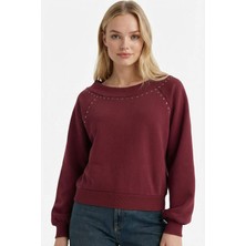 DeFacto Oversize Açık Omuz Kalın Kumaş Sweatshirt G7880AX25CW