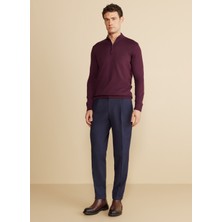 Brooks Brothers Koyu Lacivert Erkek Standart Pantolon BBFW25MPT002