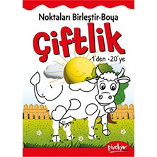 Pinokyo Yayınları Pinokyo Noktaları Birleştir-Boya Çiftlik 1’den 20’ye Buçe Dayı Eğitici Kitap 3-6 Yaş