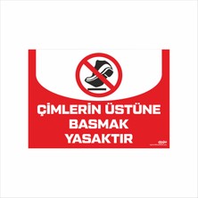 Ferizli Reklam Çimlerin Üstüne Basmak Yasaktır Iş Güvenliği Levhaları – Uyarı ve Ikaz Tabelaları (25×35, 35×50, 50×70 Cm)