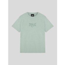 Everlast Comp Logo Regular Kesik Yaka Su Yeşili Erkek Tişört