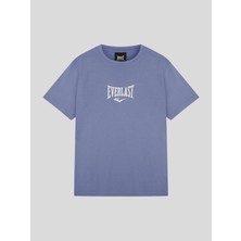 Everlast Comp Logo Regular Kesik Yaka Indigo Mavi Erkek Tişört