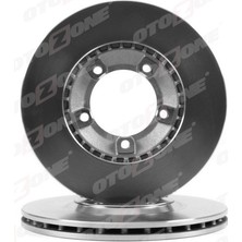 Otozone Xmpdby Ön Fren Diski Hava Kanalli Hyundai H100 2.5l D4BA D4BF 4D55 4D56 Panelvan 94-05 / 2.6l D4BB Kamyon Et 96-03 253 Çap x 5 Bijon - Adet Disk Idır