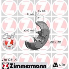 Zimmermann Xmpdby Arka Fren Kampanasi Corsa A 83-92 -Corsa B-Tigra A 93-02 Abs Li