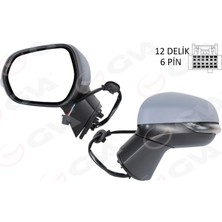 GVA Xmpdby Diş Dikiz Aynasi Sol Elektrikli Isitmali Astarli Convex Puma 19-