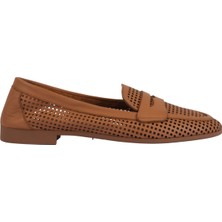 Napa Shoes Kadın Hakiki Deri Delikli Comfort Taban Kadın Babet NAPA-AES22201