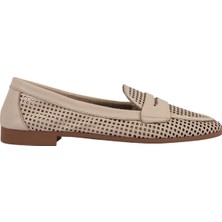 Napa Shoes Kadın Hakiki Deri Delikli Comfort Taban Kadın Babet NAPA-AES22201