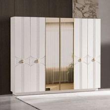 Eymense Dora 6 Kapaklı Gardırop Dolap