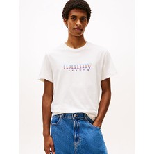 Tommy Hilfiger Erkek Logo Detaylı T-Shirt