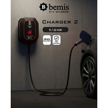 Bemis Elektrikli Araç Şarj Cihazı - Wallbox Charger 2 - 11/22 Kw - 5 Metre