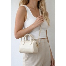 Best Brand Kadın Gold Zincir Detaylı Mini El ve Omuz Çantası