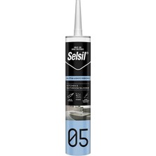 Selsil SELSİL 05 MUTFAK VE BANYO SİLİKONU 280 ML BEYAZ