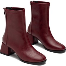 Dedos Kadın Fermuarlı Günlük Topuklu Bot 4210