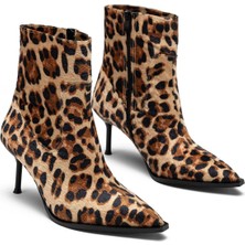 Dedos Kadın Özel Tasarım Fermuarlı Yüksek Topuklu Günlük Sivri Burun  Abiye Bot 1425