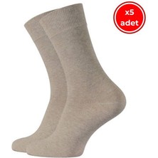 Meristanbul Business Çorap, 5 Adet, 39-42, Yumuşak, Pamuklu,sütlükahve