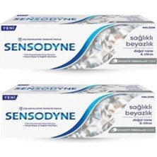 Sensodyne Sağlıklı Beyazlık Diş Macunu 75 ml x 2 Adet