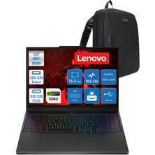 Lenovo Legion 5 Intel Core I7 13650HX 128GB 512GB SSD 8GB/RTX5060/115W 15.3" Wuxga IPS 100% Srgb 165Hz Windows 11 Home Gaming Bilgisayar 83LY00B7TRH41 + Zettaçanta