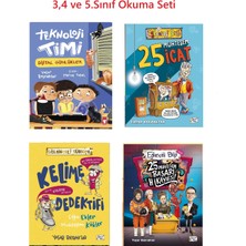 Timaş Çocuk 3 ve 4 ve 5.sınıf Teknoloji Timi Dijital 25 Muhteşem Icat 25 Muhteşem Başarı Kelime Dedektifi 4 Kita