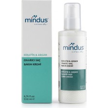 Mindus Keratin & Argan Onarıcı Saç Bakım Kremi 200 ml