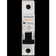Günsan Elektrik GÜNSAN VALTA  63A 1P B TİPİ 6kA  W OTOMAT (SİGORTA)
