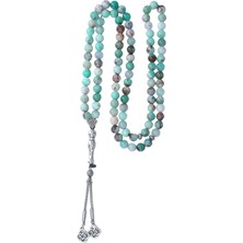 Bütüncül Şifa Krizopraz Doğal Taş Tesbih 99'lu