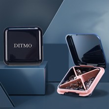 Ditmo Signature Multi-Organizer -Bölmeli Seyahat Tipi Takı Ilaç Kutusu Çanta İçi Aksesuar Düzenleyici