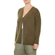 F21 Tek Düğme Detaylı Hırka