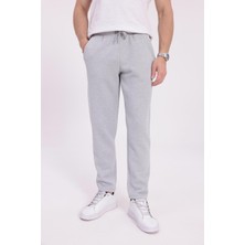 Yakamor Şardonlu Pike Chino Cep Düz Paça Eşofman Alt