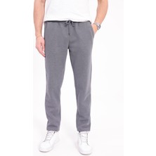 Yakamor Şardonlu Pike Chino Cep Düz Paça Eşofman Alt