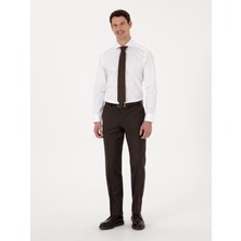 Cacharel Erkek Kahverengi Slim Fit Kumaş Pantolon 50310020-VR029