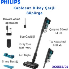 Philips 6000 Serisi Kablosuz Dikey Süpürge, XC6553/01