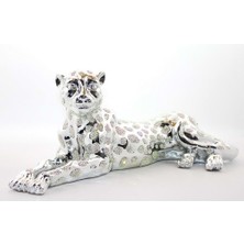 Skygo Polyester Oturan Kaplan Figürü Biblo