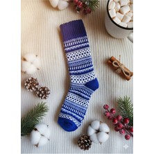 Kilim Desenli Kışlık Kokulu Çorap